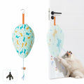 Zenjo Rechargeable Automatic Cat Feather Teaser Toy Motion Activated Color by Deal US