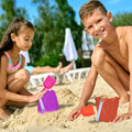 ArtCreativity 6" Sand Castle Buckets & Shovels Set 12 Pails 12 Shovels by Deal US