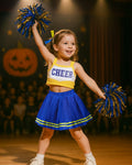 JenPen Cheerleader Dress Crop Top Skirt Bow Hair Rope Halloween Costume Size S by Deal US
