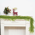 Choonshow 2PCS 6FT Norfolk Faux Pine Christmas Garland Green Decoration by Deal US