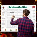 TREELYWOOD Jumbo Thanksgiving Word Search Poster 31.5x20 Paper Christmas by Deal US