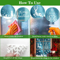 LOKIPA Christmas Window Clings Large Black Snowflakes Decals for Window by Deal US