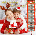 EASTVIO Christmas Cash Gift Envelopes Red 10 Slots Money Holder by Deal US