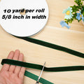 Coowayze Dark Green Velvet Ribbon 1 Inch x 10 Yd Vintage Christmas Crafting by Deal US