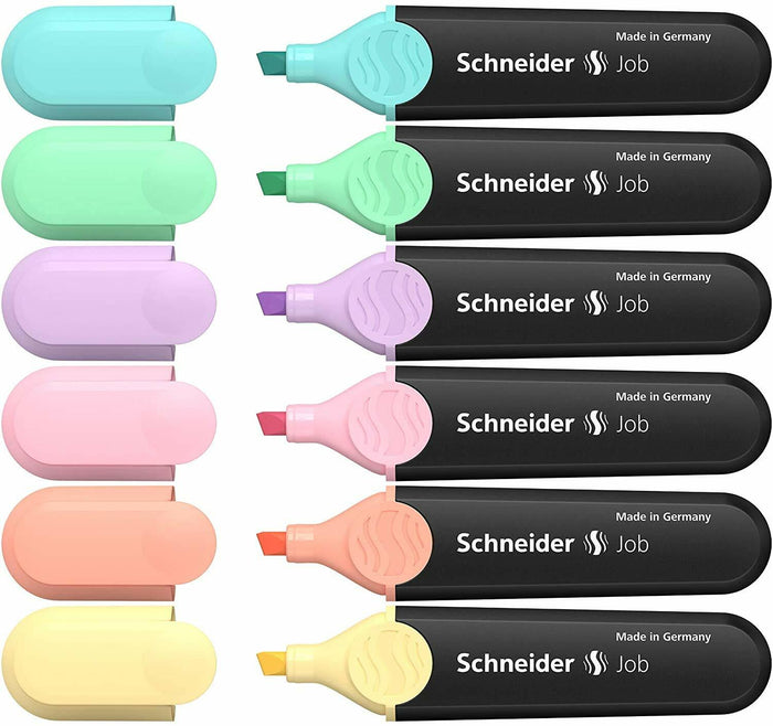 Schneider Highlighter Textmarker Job Pastell Set 6 Stück 50-115097 by Deal US