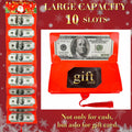 EASTVIO Christmas Cash Gift Envelopes Red 10 Slots Money Holder by Deal US
