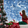 LOKIPA Christmas Window Clings Large Black Snowflakes Decals for Window by Deal US