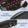 MIXPOET Switch 2 Carrying Case 10 Game Card Slots Portable Pouch Black by Deal US