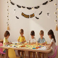 Artlunar Halloween Giant Coloring Poster Witch Ghost Bat Orange 31x72 Inch by Deal US