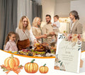 Serach Pumpkin Baby Shower Table Sign Wooden Stand Fall Floral YD21 by Deal US