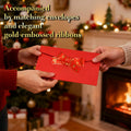 EASTVIO Christmas Cash Gift Envelopes Red 10 Slots Money Holder by Deal US