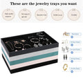 AIRZSNRY Large Velvet Jewelry Tray Drawer Organizer 12 Grid Grey by Deal US