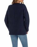 YEXPINE Women's Tweed Blazer Jacket Button Down Business Work Blue Size S by Deal US