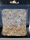 CLRDIVA 5000pcs 3MM Gold Yellow Round Resin Flatback Rhinestones by Deal US