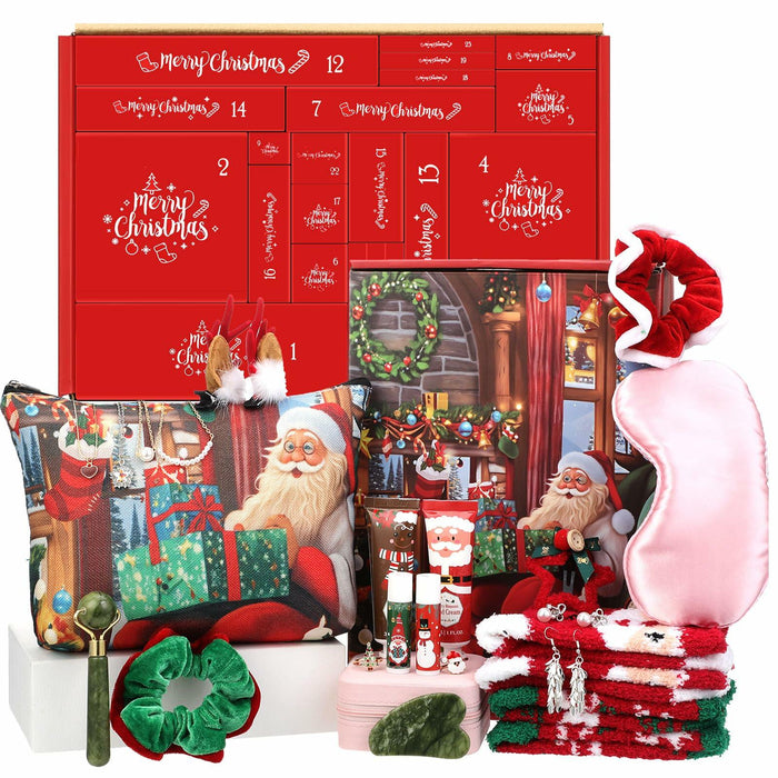 Lemosae Beauty Advent Calendar 2025 24 Days Xmas Countdown Gift Set Multicolor by Deal US
