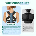 WNIEYO Posture Corrector Back Brace for Men & Women Black X-Large by Deal US
