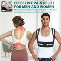WNIEYO Posture Corrector Back Brace for Men & Women Black X-Large by Deal US