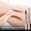 Hegafoo Microblading Brow-Fection Eyebrow Pen Waterproof 0.02oz Honey Tea Brown by Deal US