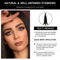Hegafoo Microblading Brow-Fection Eyebrow Pen Waterproof 0.02oz Honey Tea Brown by Deal US