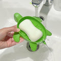 2 Pack Tortoise Soap Dishes Soap Holder with Drain Green Bathroom Kitchen by Deal US