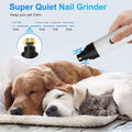 Generic Nail Grinder for Dogs Rechargeable USB LED Light 3 Speeds 1+2 Heads by Deal US