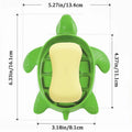 2 Pack Tortoise Soap Dishes Soap Holder with Drain Green Bathroom Kitchen by Deal US