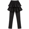kdoikmu Girls School Uniform Leggings Skirt 2 Pack Black Navy 6-7Y by Deal US