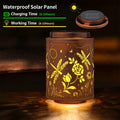 Tepaken 2 Pack Solar Lanterns Outdoor Waterproof Metal Hanging LED Mushroom by Deal US