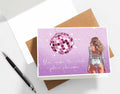 GIFTSFARM Birthday Card for Girls Women Purple Stars Music Theme by Deal US