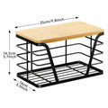 TIDIIABODE Grocery Bag Holder Wall Mount Stainless Steel Black 1-Pack by Deal US