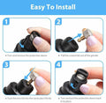 Generic Nail Grinder for Dogs Rechargeable USB LED Light 3 Speeds 1+2 Heads by Deal US