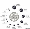 CMBYN Glue Fix Crystal Flatback Rhinestones 6.5mm ss30 288pcs Black by Deal US