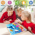 RANSUNN Wooden Animal Dinosaur Jigsaw Puzzles 60 PCs 4 Packs Multicolor by Deal US