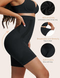 Sarin Mathews Womens High Waisted Tummy Control Shapewear Shorts Black&Nude M-L by Deal US