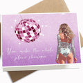 GIFTSFARM Birthday Card for Girls Women Purple Stars Music Theme by Deal US