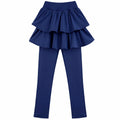 kdoikmu Girls School Uniform Leggings Skirt 2 Pack Black Navy 6-7Y by Deal US