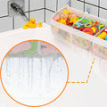 Austion 3 Compartment Horizontal Bath Toy Organizer Large White Mesh by Deal US