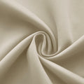 Mrs.Naturall Biscotti Beige Blackout Curtains 34x36 Inch Set of 2 Panels by Deal US
