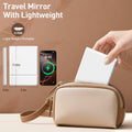 BACK KTCL 2 Pack 2025 Rechargeable Travel Makeup Vanity Mirror 72 LED White by Deal US