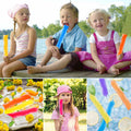 FEBSNOW 160 Disposable Ice Lolly Bags Popsicle Mold Clear 4x12 Inch with Funnel by Deal US