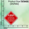 TATAHOS 3Pcs Lack of Planning Emergency Stickers Waterproof Vinyl 3" Multi by Deal US