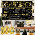 Juesly 50th Birthday Decorations 24PCS Rose Gold Banner Balloons Honeycomb by Deal US