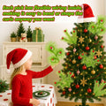 Ruxiel 17 Inch Christmas Tree Picks 6 PCS Lime Green Furry Curly Stems by Deal US