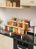 MIMIyasha 3 Tier Wooden Display Stand Riser Organizer White 4 pcs by Deal US