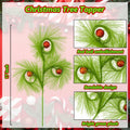 Ruxiel 17 Inch Christmas Tree Picks 6 PCS Lime Green Furry Curly Stems by Deal US