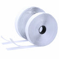 BQS 1" Self Adhesive Hook and Loop Tape 16ft Black Sticky Back Fastener by Deal US