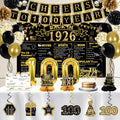 Juesly 50th Birthday Decorations 24PCS Rose Gold Banner Balloons Honeycomb by Deal US