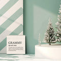 VKYN Grammy Gift Wood Box Keepsake Multicolor 5x5 Inches Home Decor by Deal US