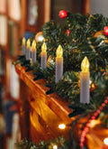 Minetom 50LED Battery Operated Christmas Tree Candles Warm White 48FT 8 Modes by Deal US