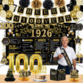 Juesly 50th Birthday Decorations 24PCS Rose Gold Banner Balloons Honeycomb by Deal US